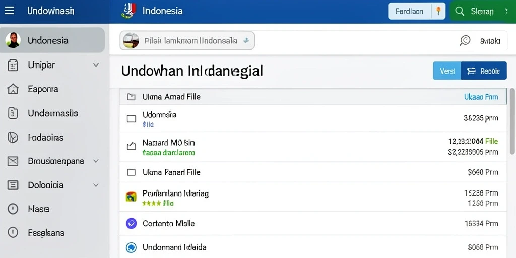 Tampilan antarmuka yang bersih dan mudah dipahami.