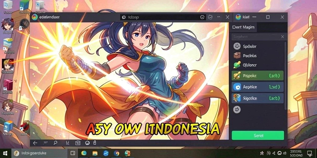 Tangkapan layar pertama menunjukkan aksi pertempuran yang mendebarkan.