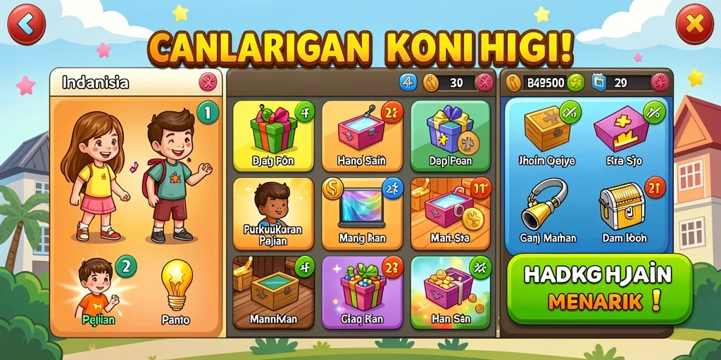 Tampilan antarmuka yang menarik dan mudah digunakan.