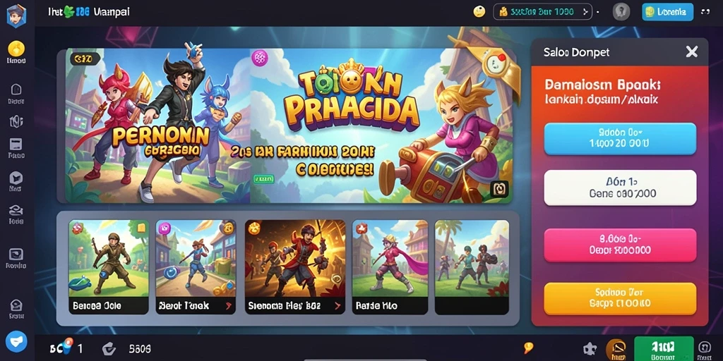 Tampilan awal game 98SPIN yang menarik.