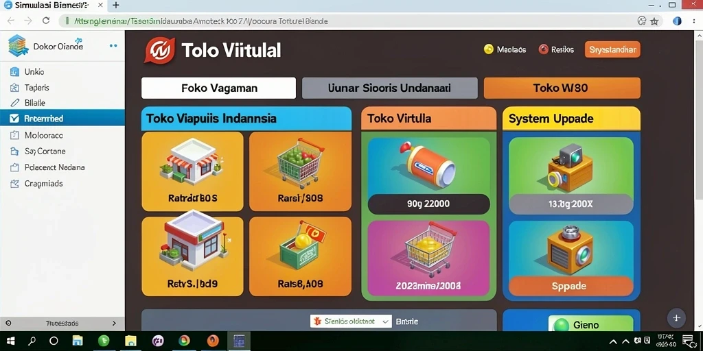 Tampilan awal permainan ALVENDO yang menarik.