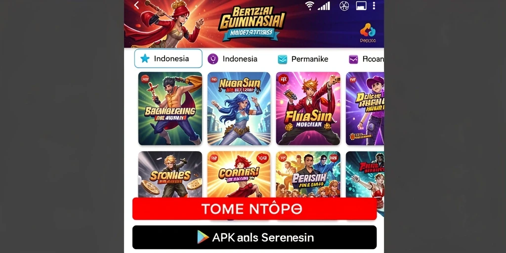 Tampilan menarik dan warna-warni yang memikat.