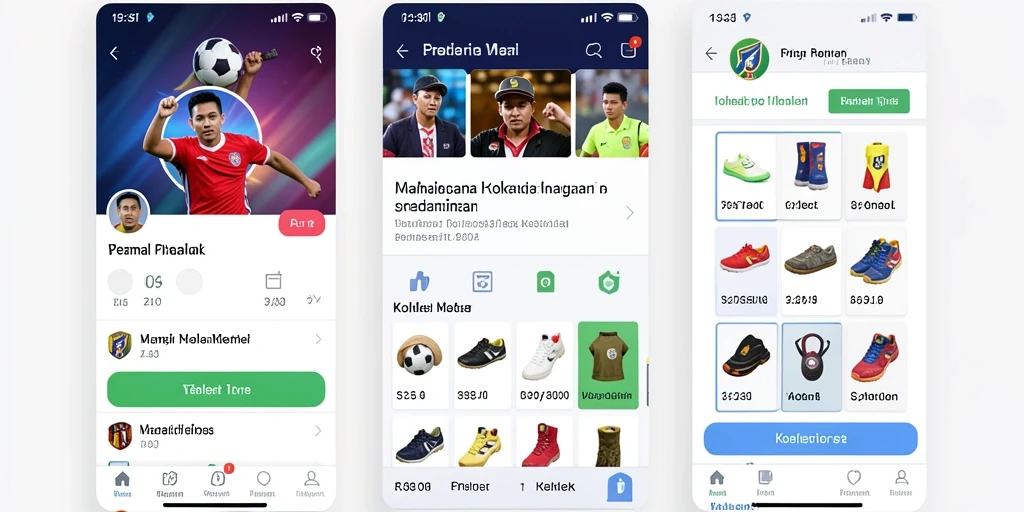 Tampilan antarmuka yang intuitif dan menarik.