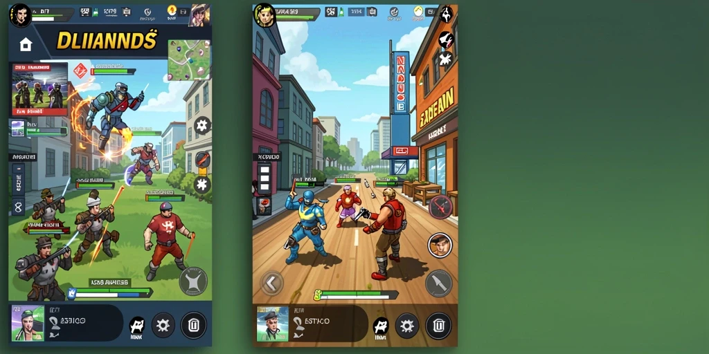 Screenshot menampilkan karakter utama dalam aksi.