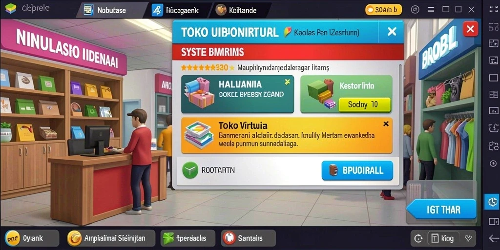 Tampilan antarmuka utama yang menarik dan mudah digunakan.