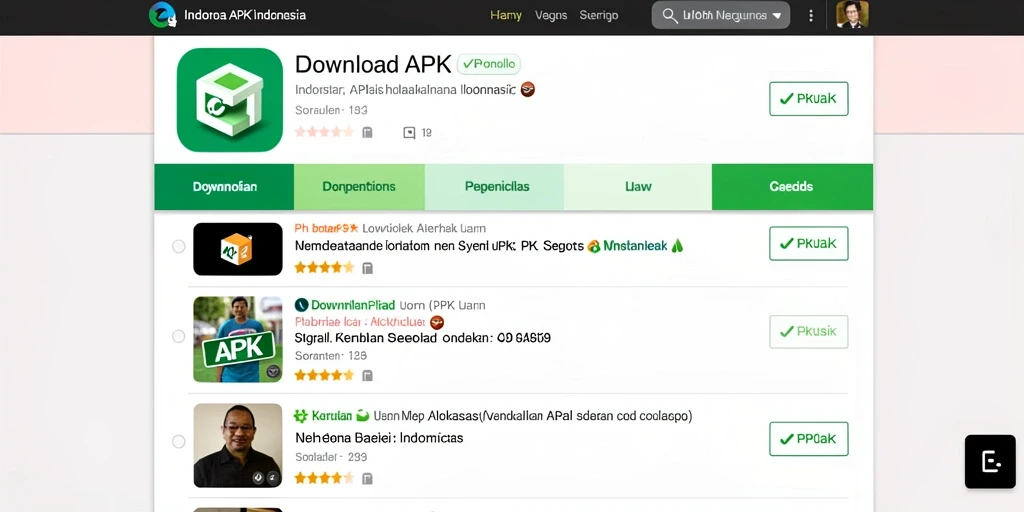 Tampilan antarmuka yang user-friendly.