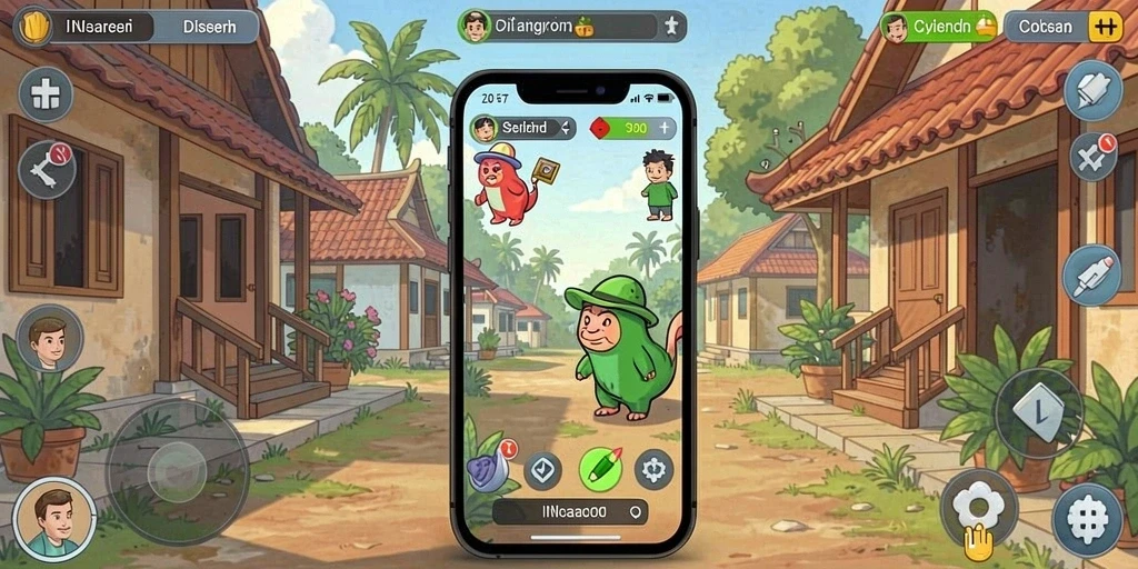 Tampilan antarmuka permainan yang menarik dan mudah digunakan.